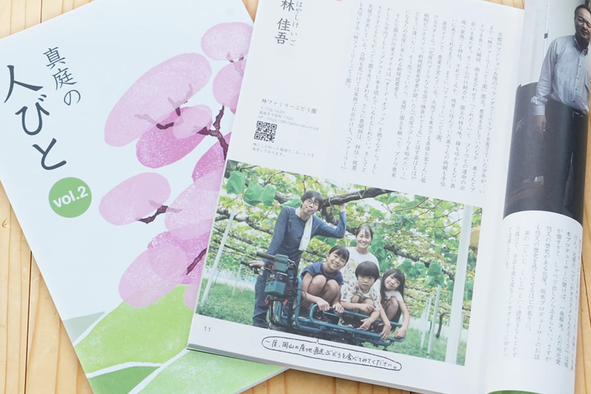 真庭の人びと 冊子の紹介ページ